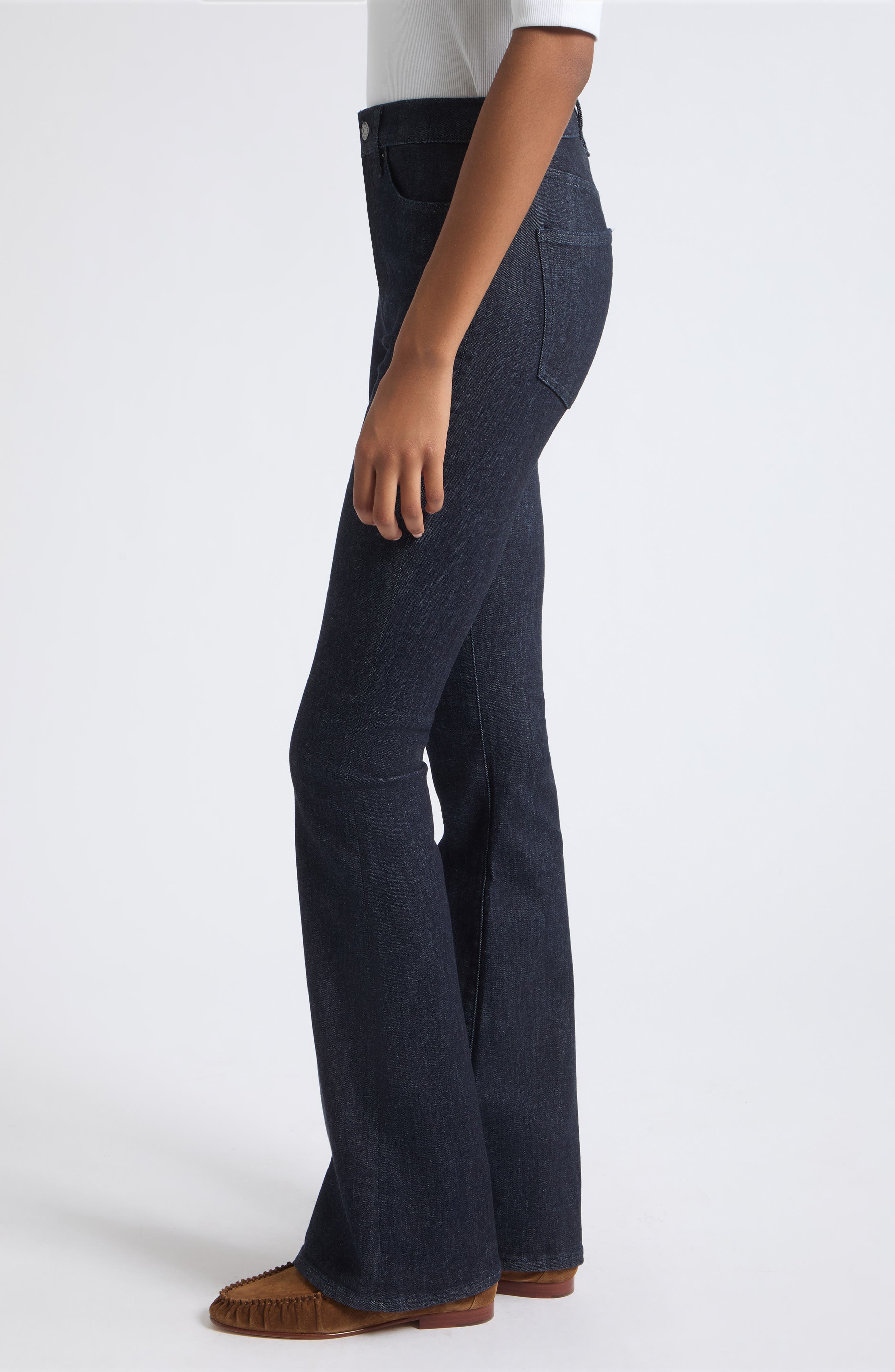 Veronica Beard Beverly High Waist Skinny Flare Jeans (Women) | Nordstrom