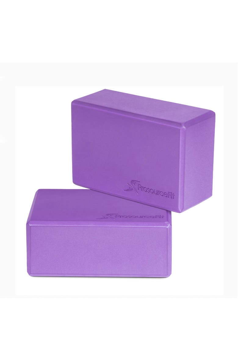 Foam Yoga Blocks, Main, color, Purple
