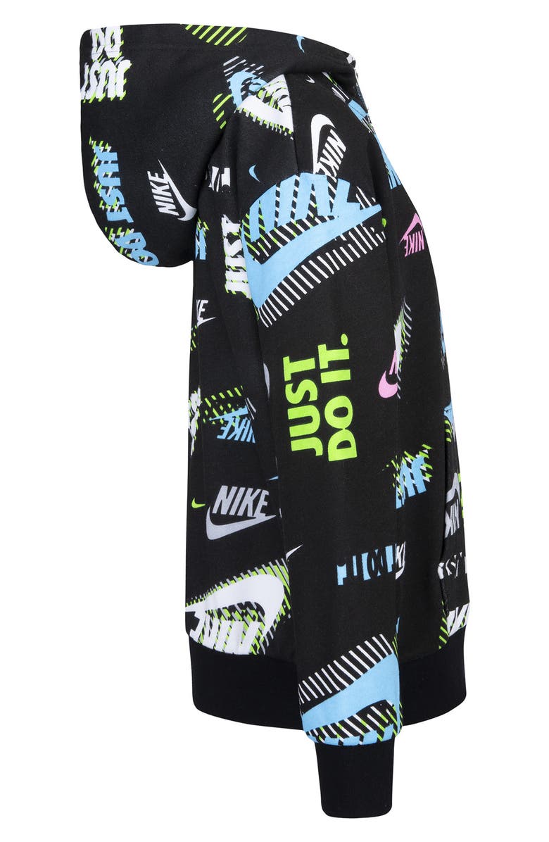 Nike Kids' Active Joy French Terry Hoodie, Alternate, color, Black