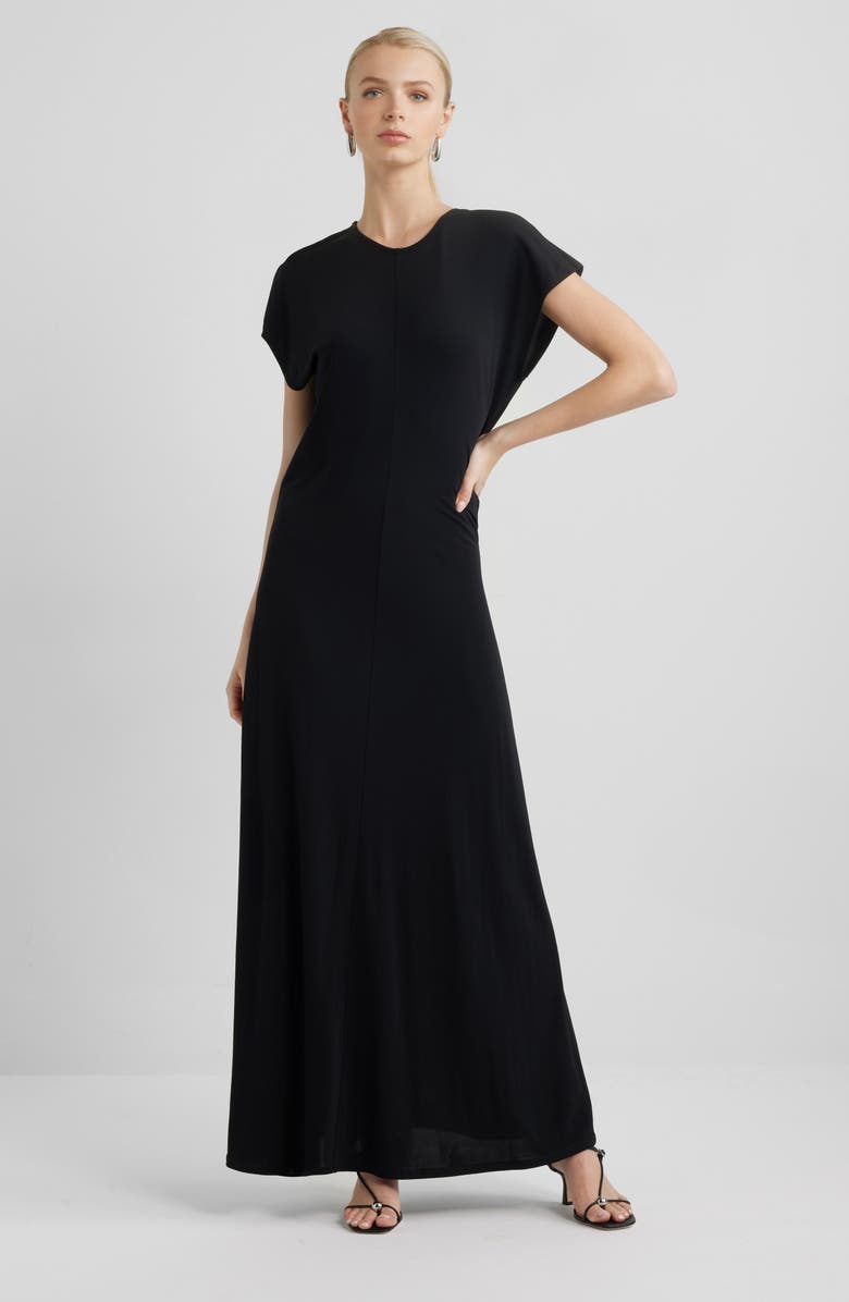 Nordstrom Draped Matte Jersey Maxi Dress | Nordstrom
