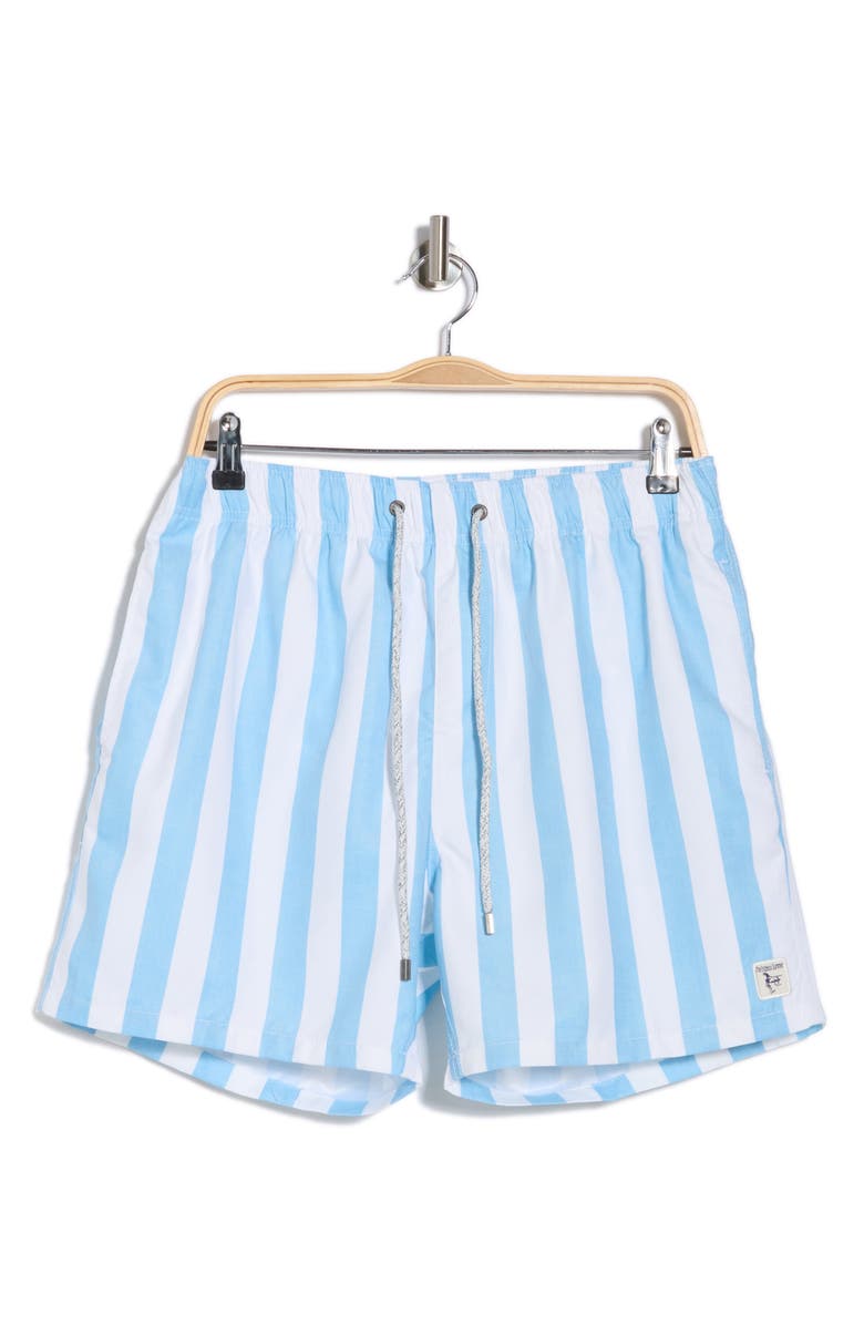 Vintage Summer Volley Swim Trunks, Alternate, color, Light Blue