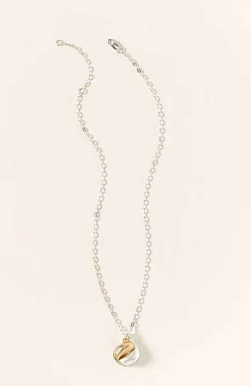 Uncommon Goods Two Tone Hug Necklace