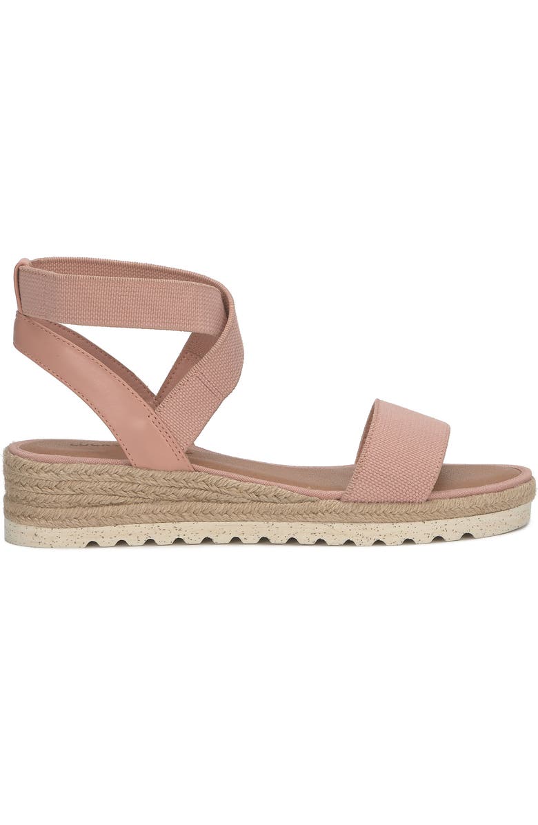 Lucky Brand Thimba Ankle Wrap Espadrille Sandal, Alternate, color, Bellini