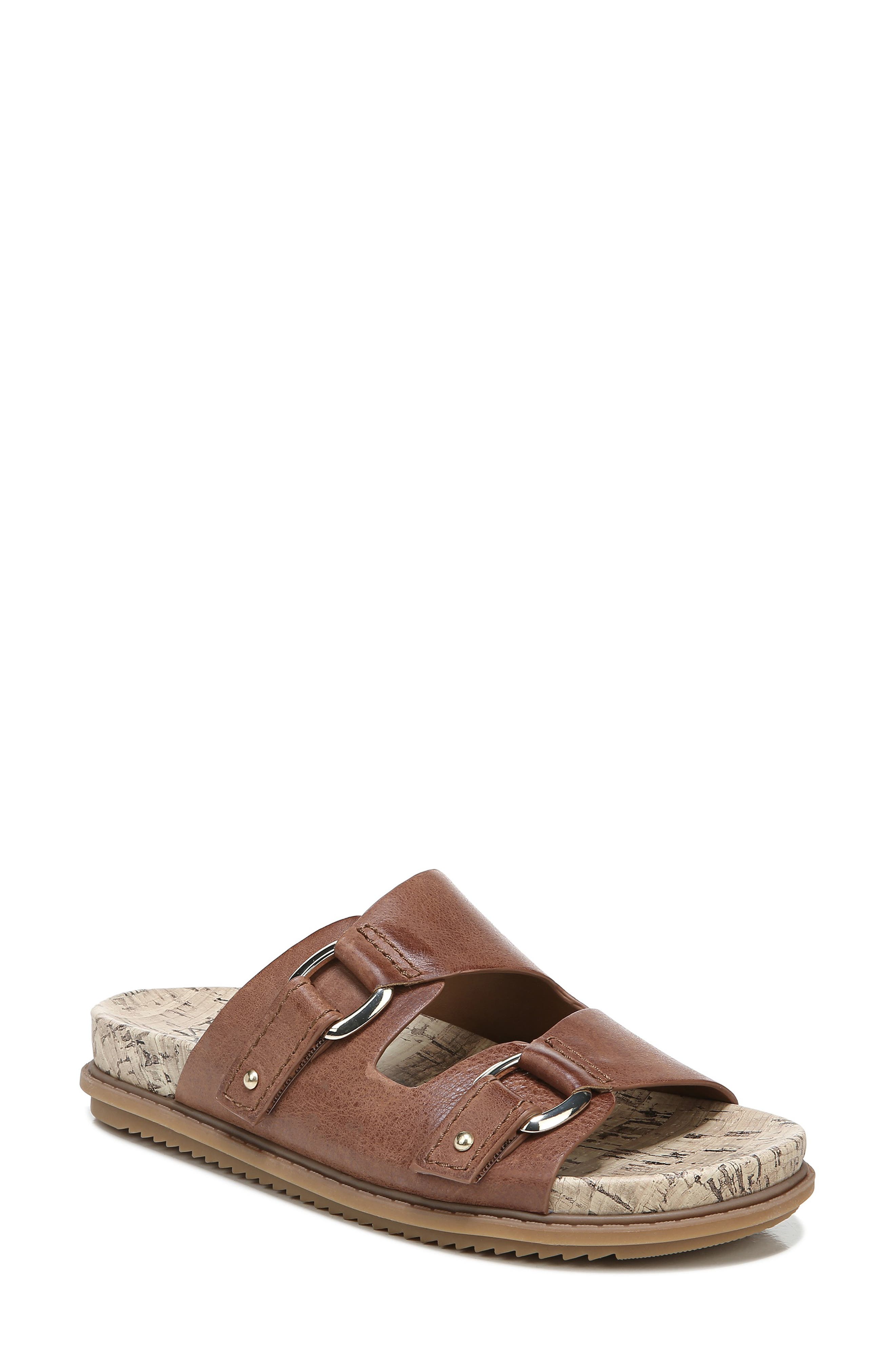Madigan Slide Sandal, Main, color, BRAZIL NUT