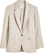 Madewell The Mercer Linen Relaxed Blazer