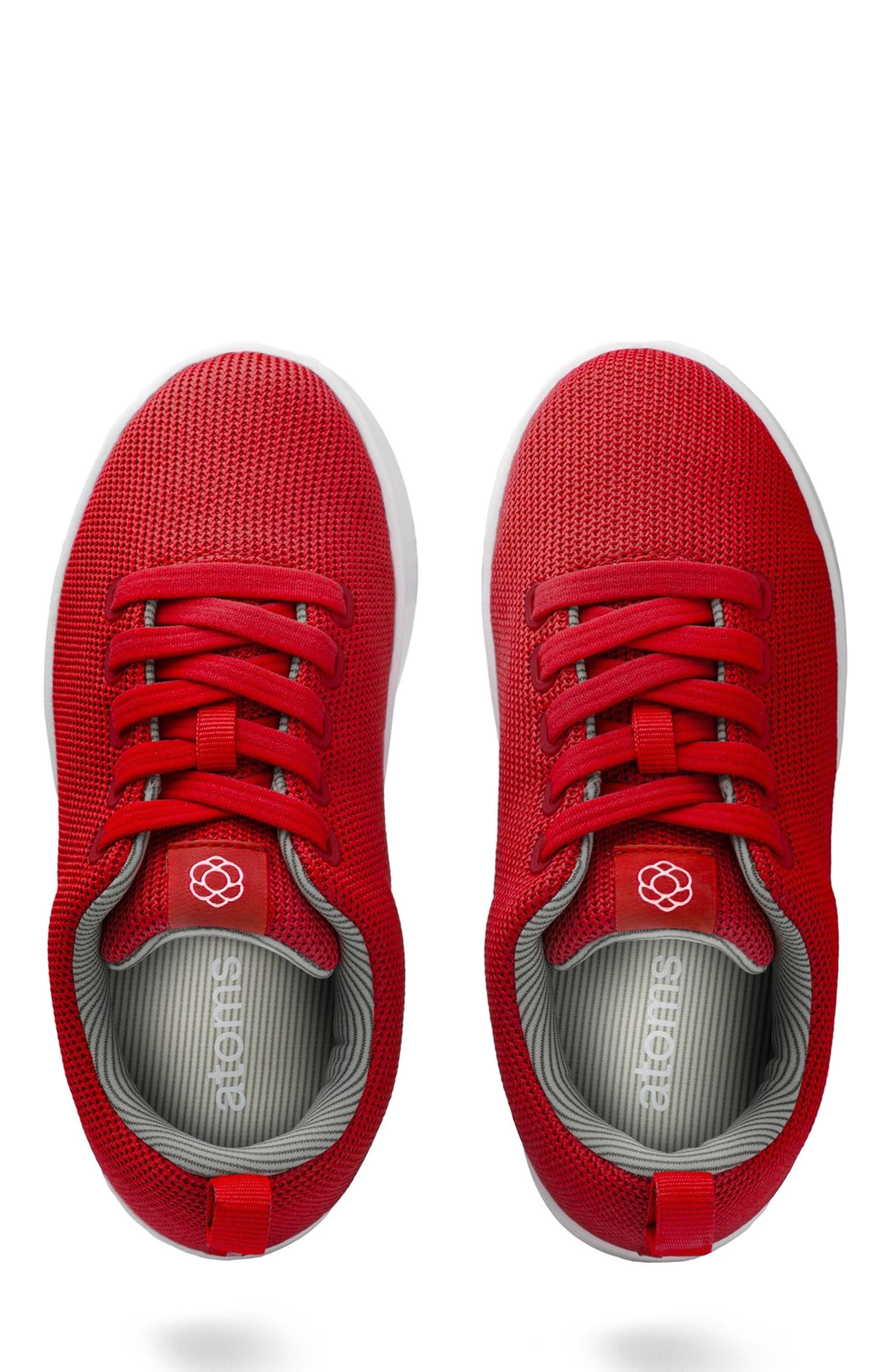 Atoms Model 123 Sneakers, Alternate, color, Red
