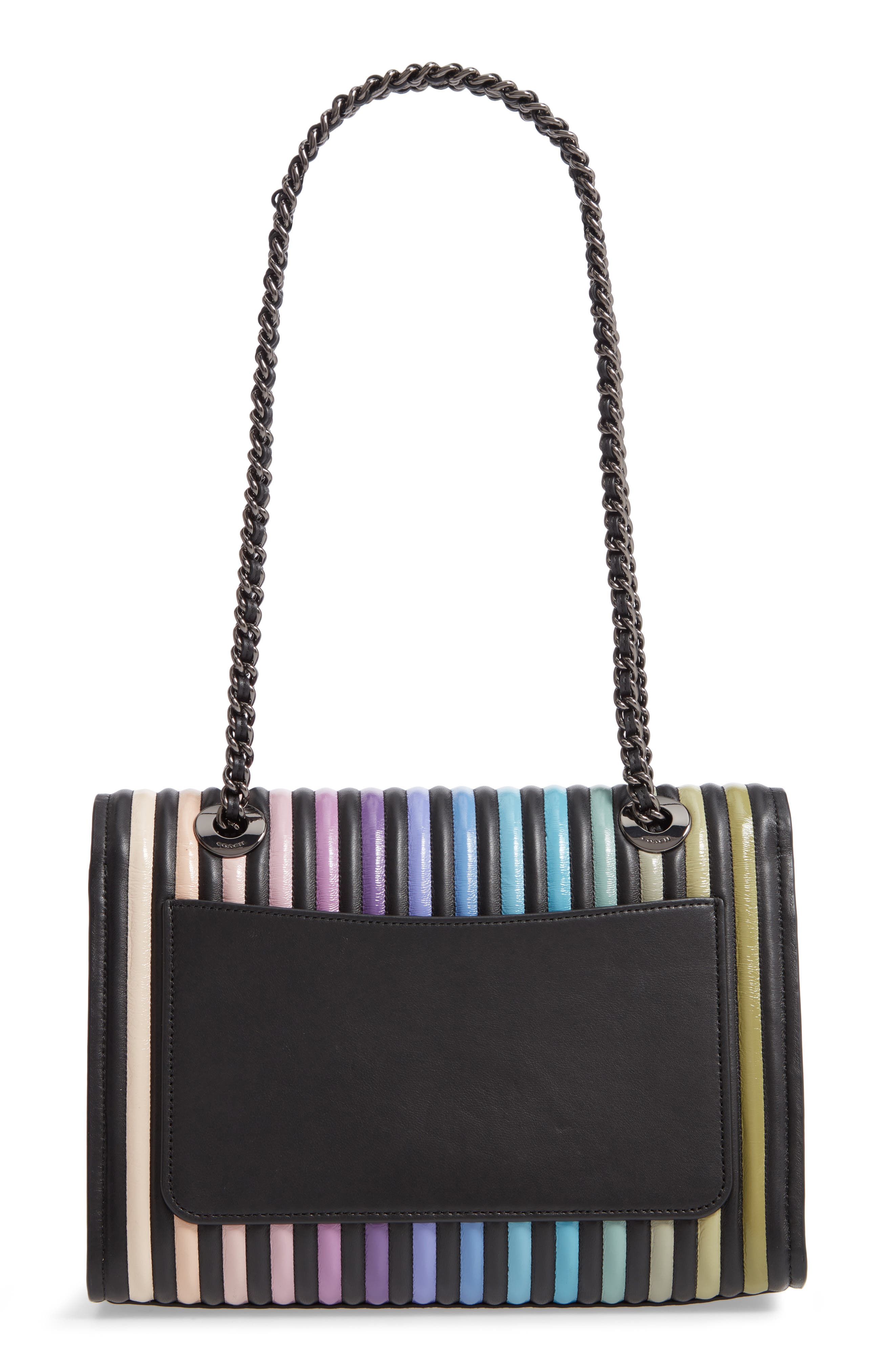 COACH Parker Ombré Quilting Leather Top Handle Shoulder Bag, Alternate, color, 