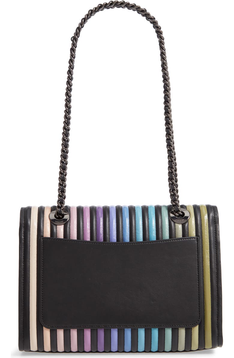 COACH Parker Ombré Quilting Leather Top Handle Shoulder Bag, Alternate, color,