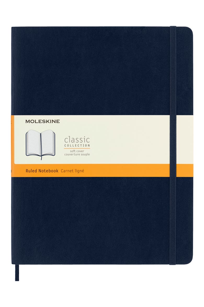 Classic Softcover Extra Large Notebook, Main, color, SAPPHIRE BLUE