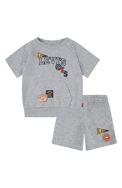 LEVI'S® LEVI'S® KIDS' COASTAL PREP SHORT SLEEVE SWEATSHIRT & SHORTS SET