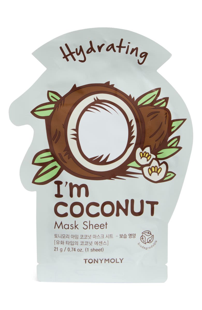 TONYMOLY I'm Coconut Sheet Mask, Main, color,