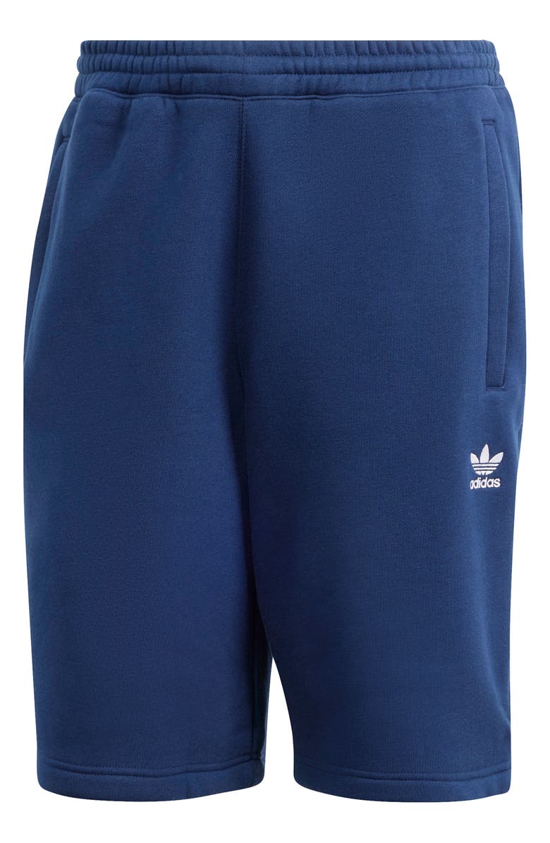 adidas Originals Trefoil Essentials Sweat Shorts, Alternate, color, Night Dark Indigo