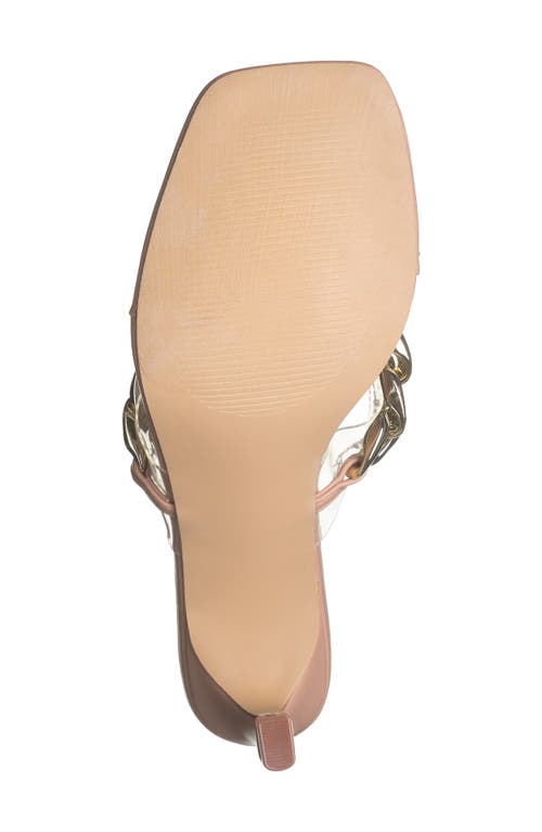 Dolce Vita Dv By Player Chain Slide Sandal In Clear