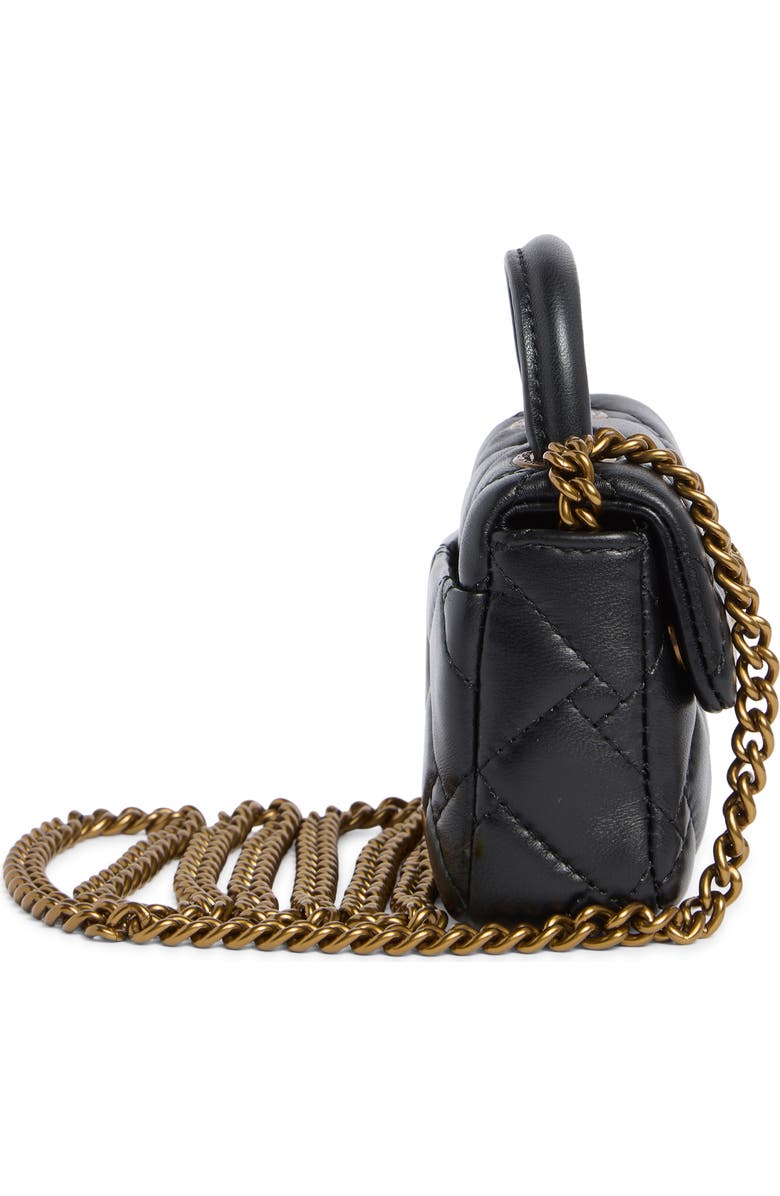 Kurt Geiger London Micro Kensington Quilted Bag, Alternate, color, Black