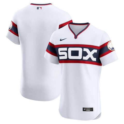 Men's Nike White Chicago White Sox Alternate Vapor Premier Elite Patch Jersey