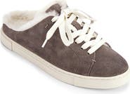 Frye Ivy Genuine Shearling Sneaker Mule
