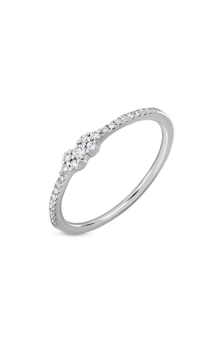 Bony Levy 18K White Gold Diamond Stackable Ring, Main, color, 18K White Gold