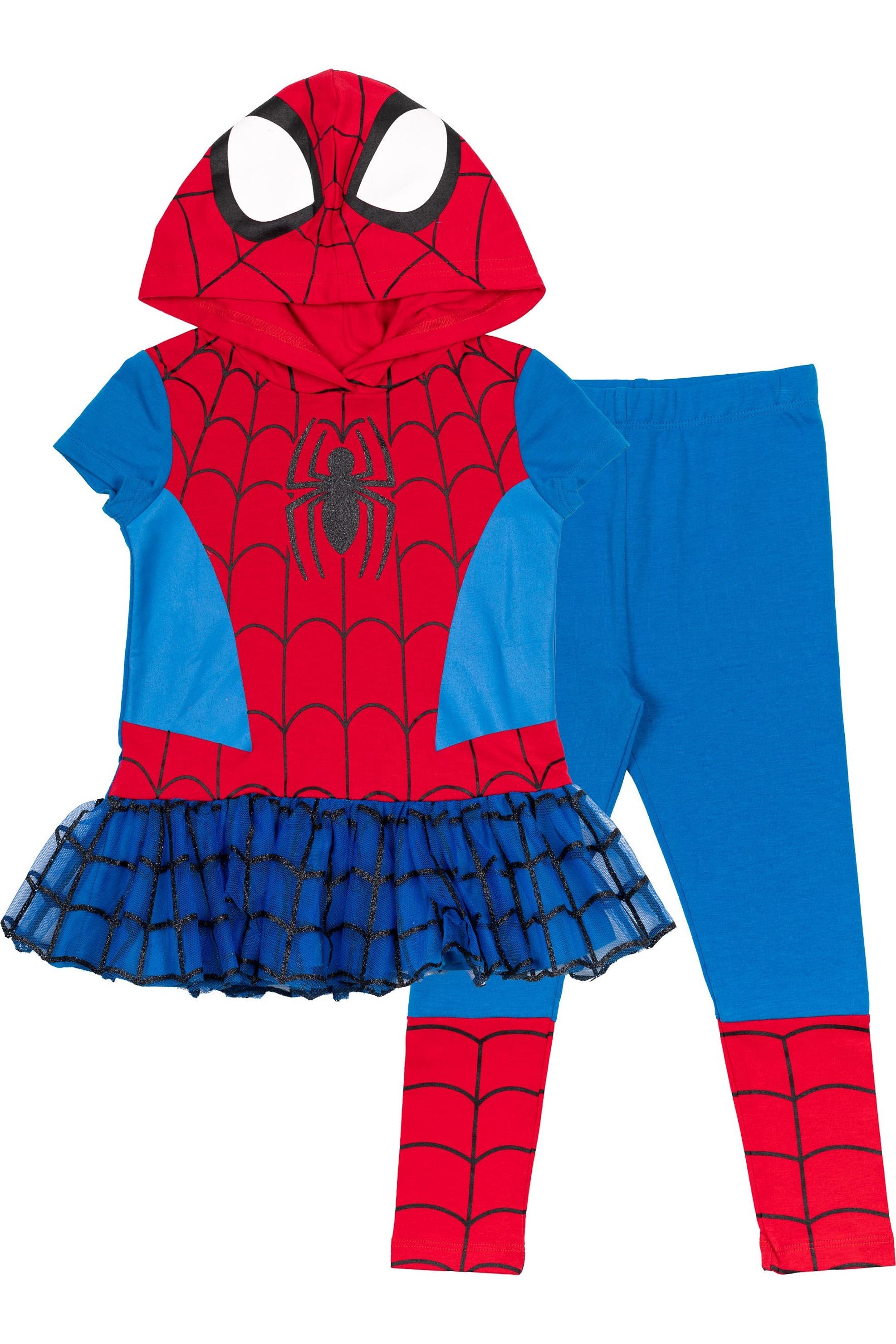 selected Red Blue Spider Man
