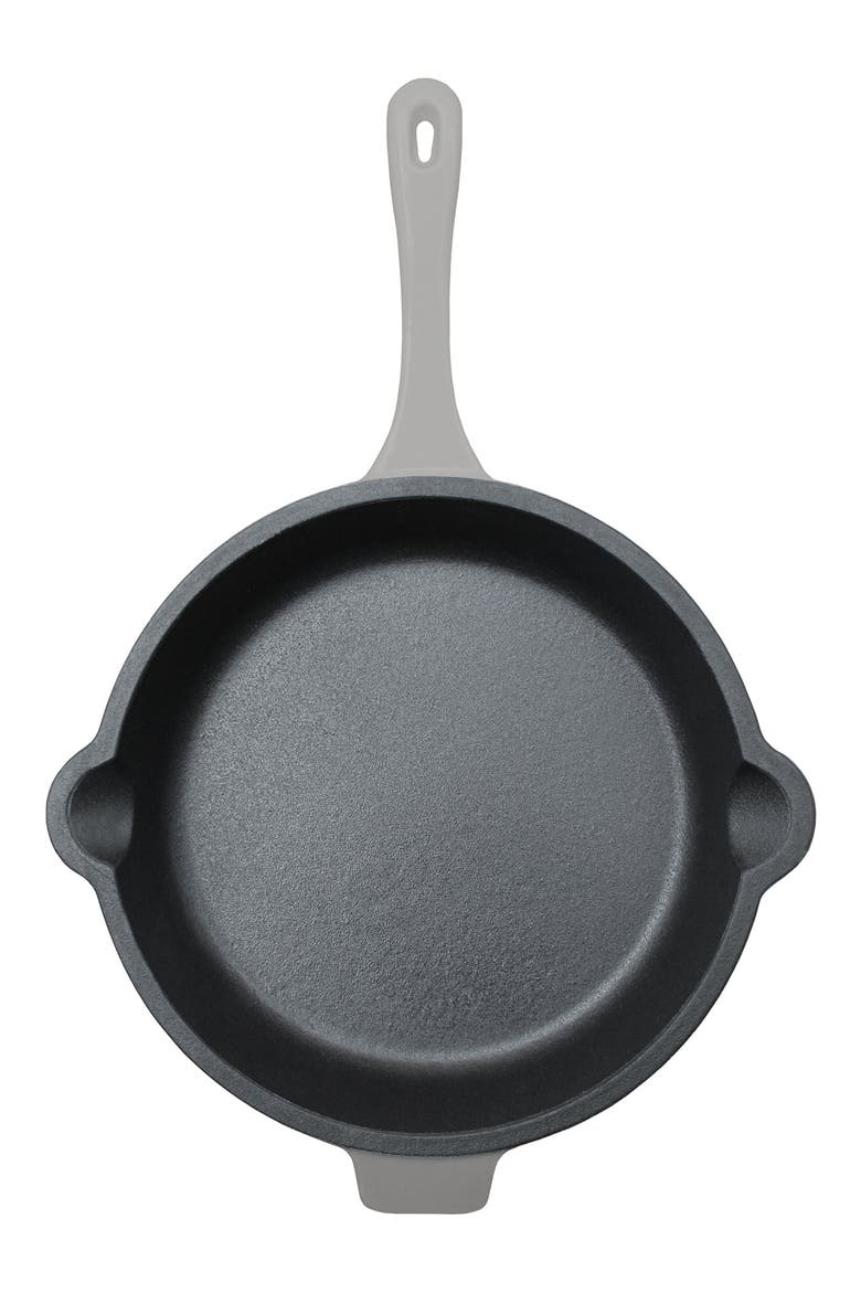 International Neo 10" Cast Iron Fry Pan, Main, color, OYSTER