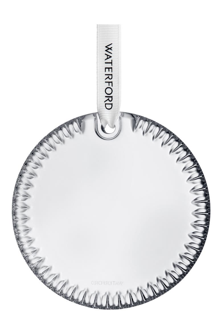 Crystal Disc Ornament, Main, color, NO COLOR
