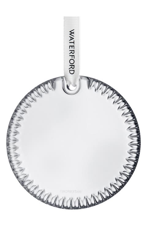 Crystal Disc Ornament