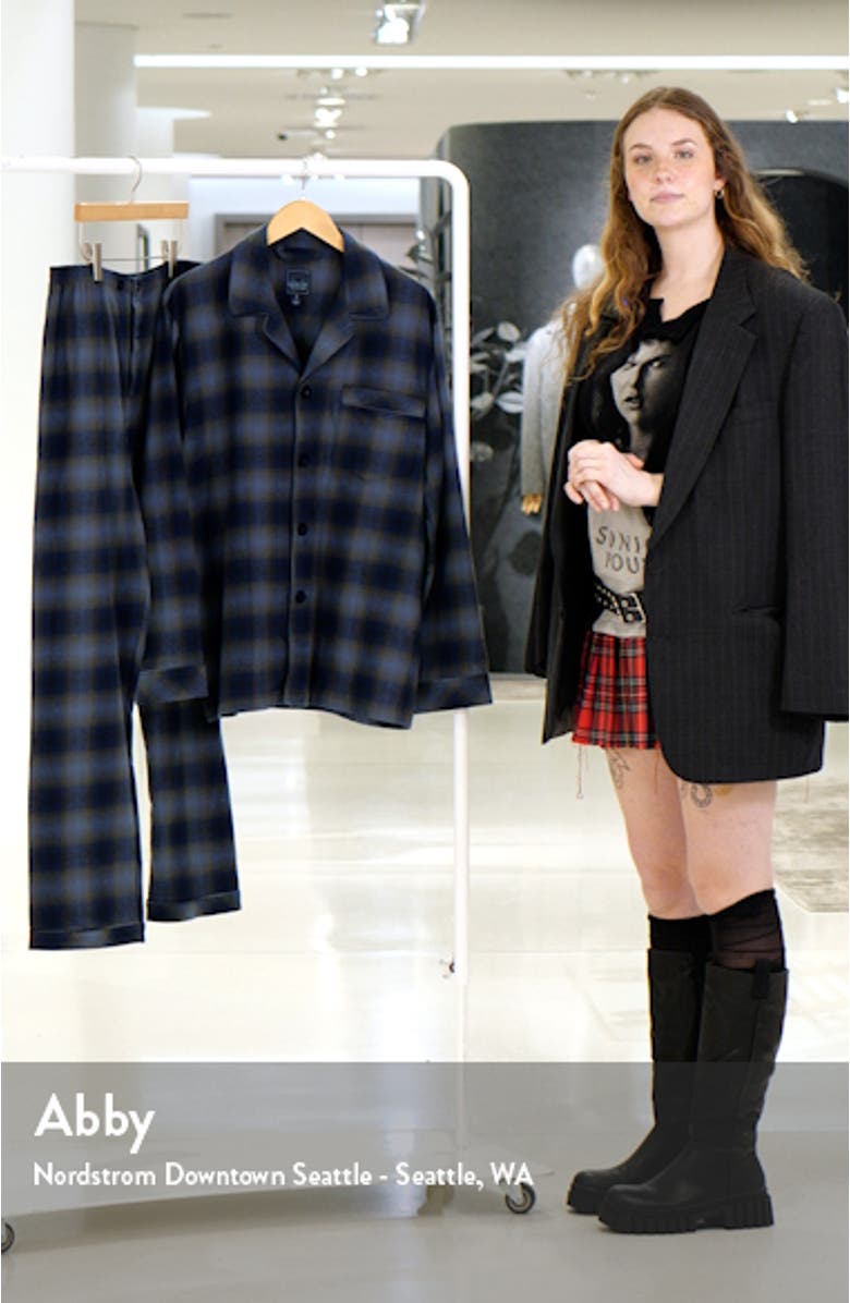 Gradient Check Flannel Pajamas, sales video thumbnail