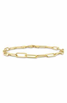 Men's Paper Clip Chain Bracelet