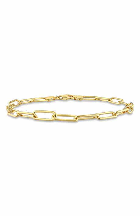 DELMAR Men's Paper Clip Chain Bracelet