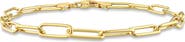 DELMAR Men's Paper Clip Chain Bracelet