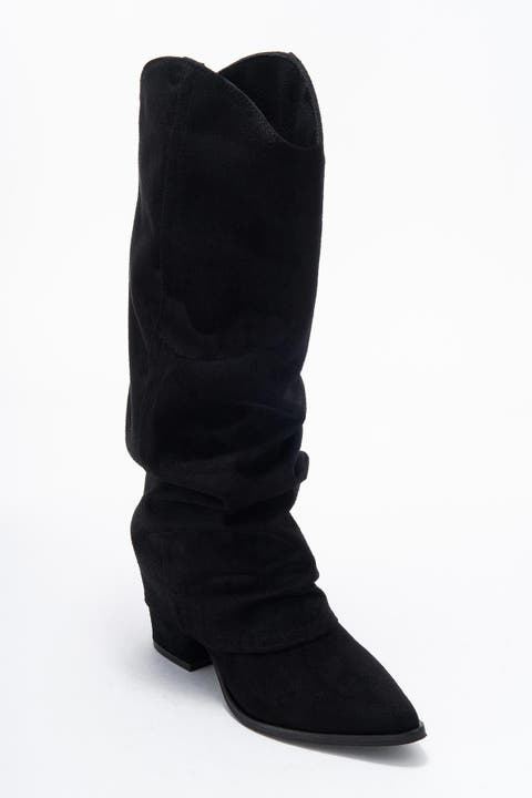 Elaris Block Heel Knee High Boot