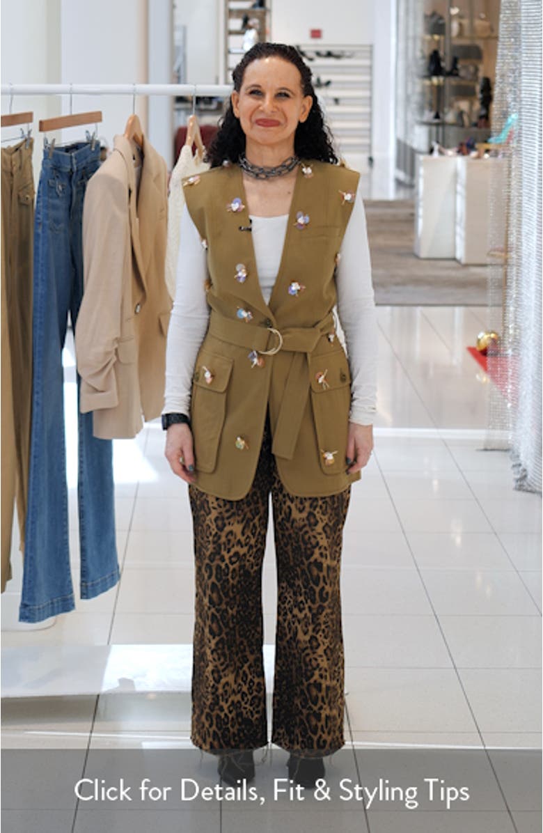 Twyla Floral Appliqué Vest, sales video thumbnail