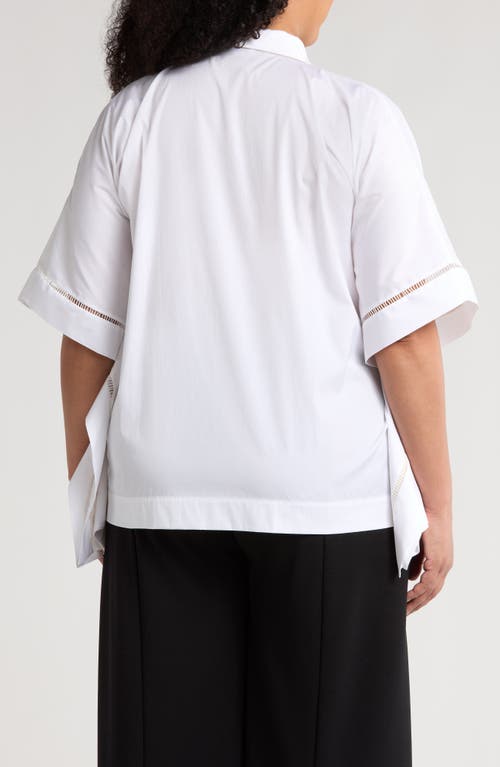 HARSHMAN HARSHMAN HARPA SHORT SLEEVE COTTON BUTTON-UP SHIRT