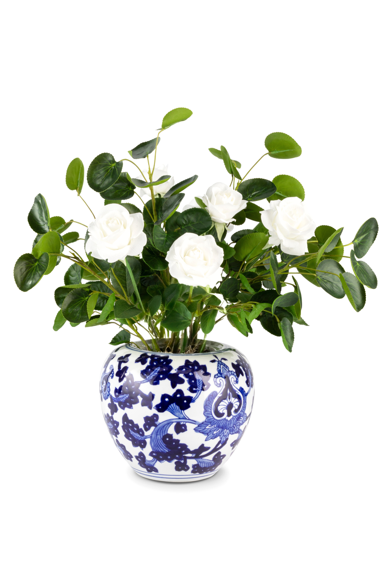 Cosette RealTouch Toile Rose arrangement, Main, color, White