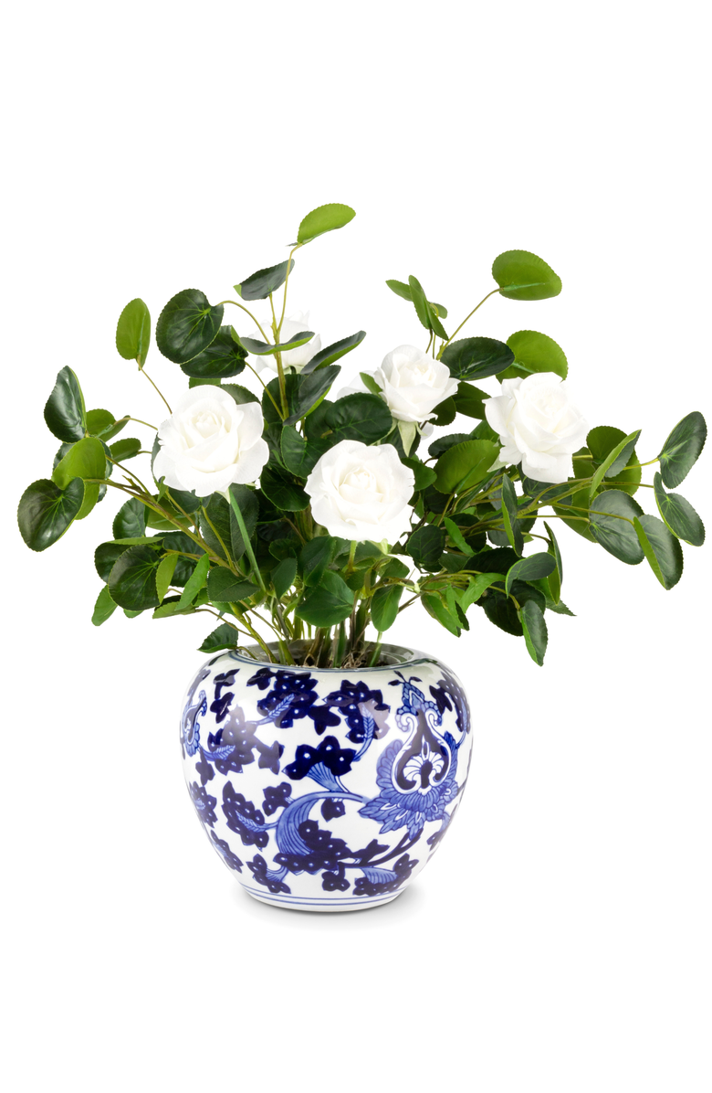 CocoBella Cosette RealTouch Toile Rose arrangement, Main, color, White