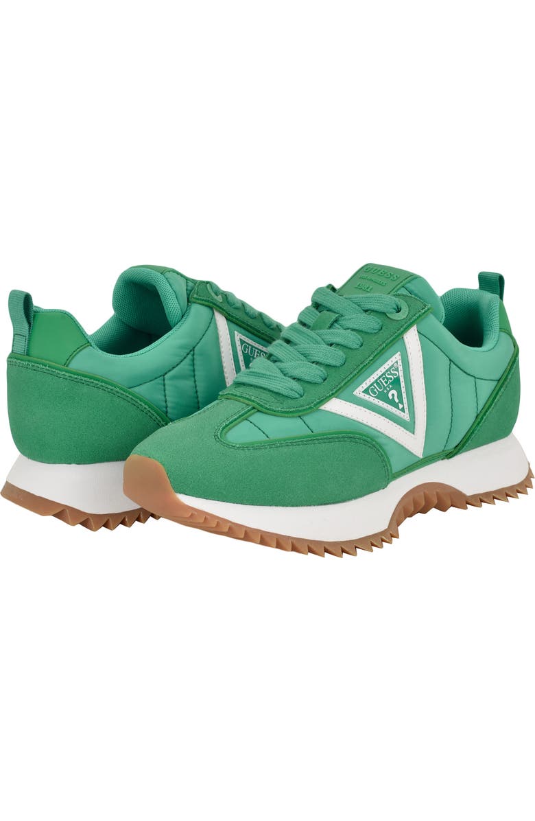 GUESS Bailei Sneaker, Alternate, color, Medium Green