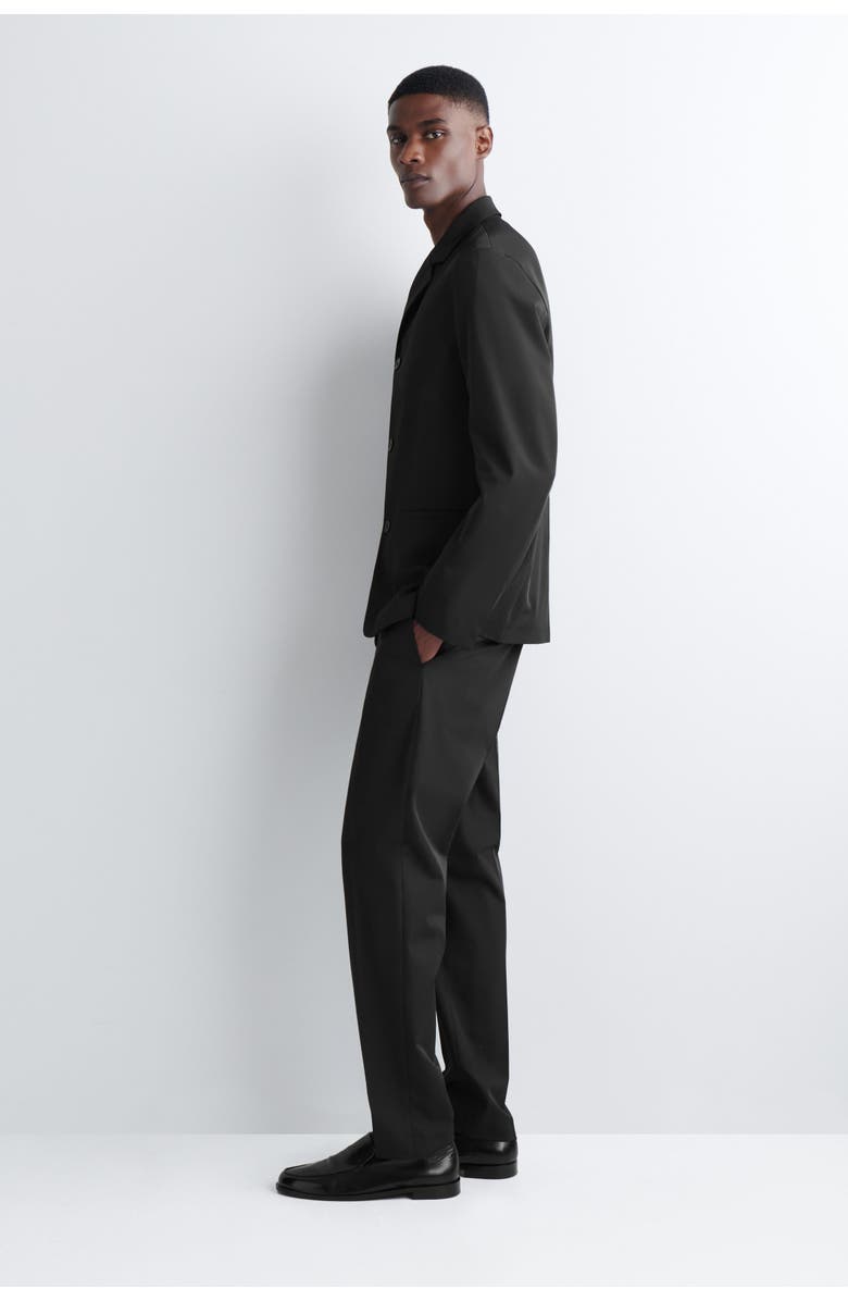 COS Slim Unstructured Tech-twill Blazer, Alternate, color, Black
