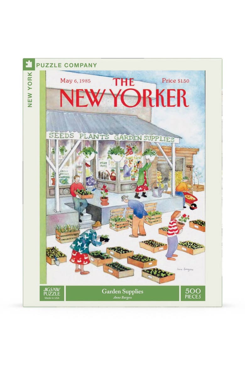 NEW YORK PUZZLE COMPANY Garden Supplies 500 Piece Puzzle, Main, color, NO COLOR