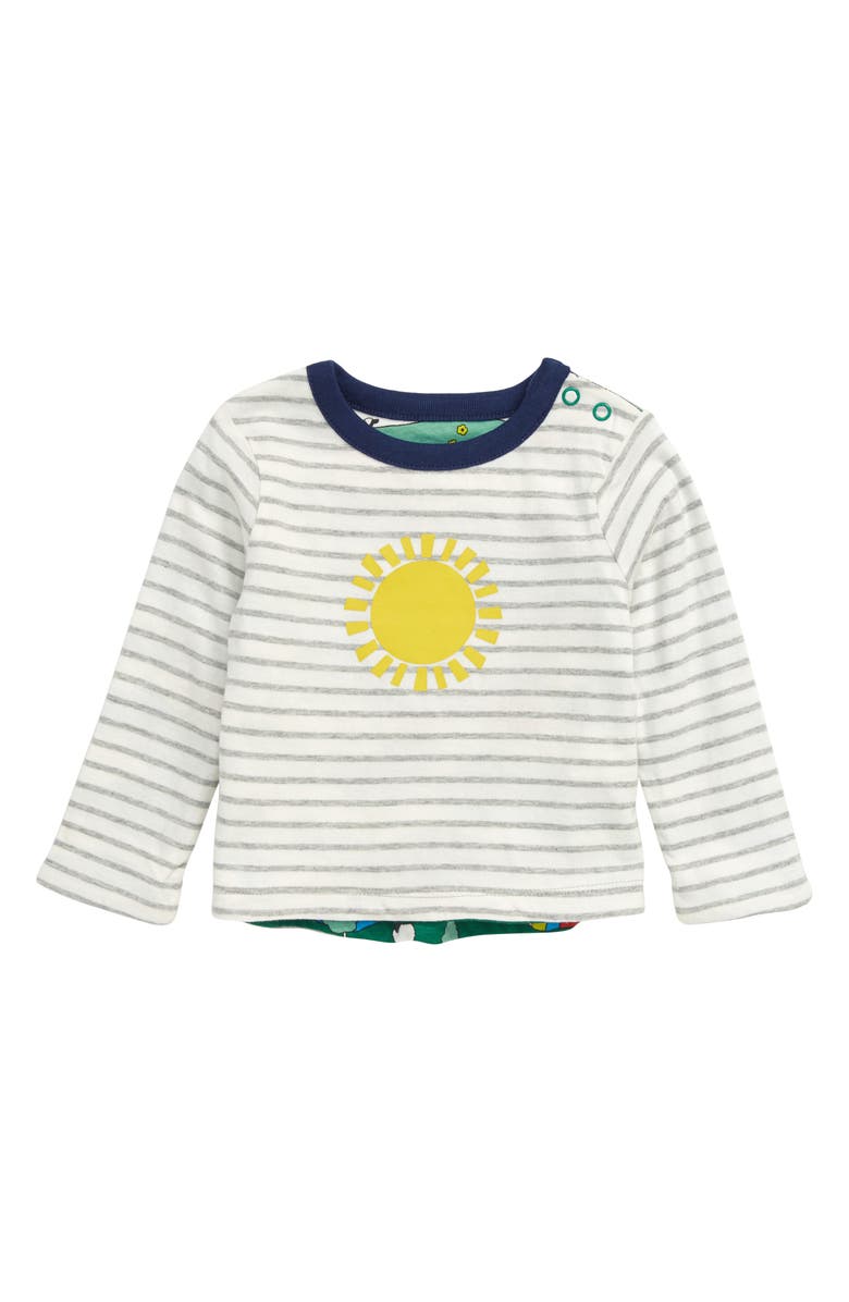 Mini Boden Reversible Long Sleeve T-Shirt, Main, color, 
