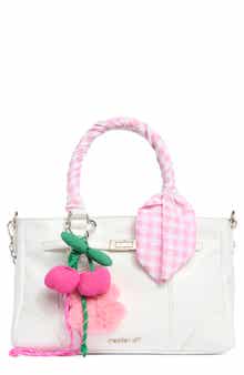 Madden Girl Kids' Crinkle Faux Leather Satchel