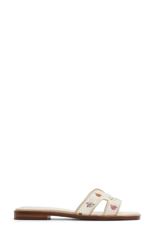 Aldo Itsandal Slide Sandal In White