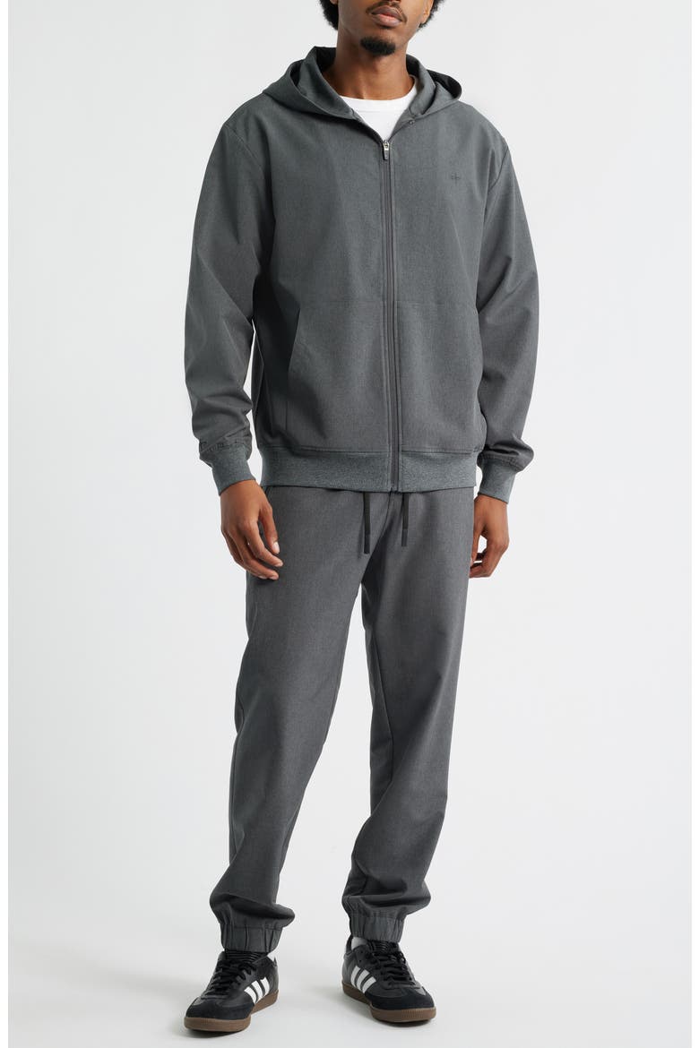 Tempo Tech Zip Jacket, Alternate, color, HEATHER GREY