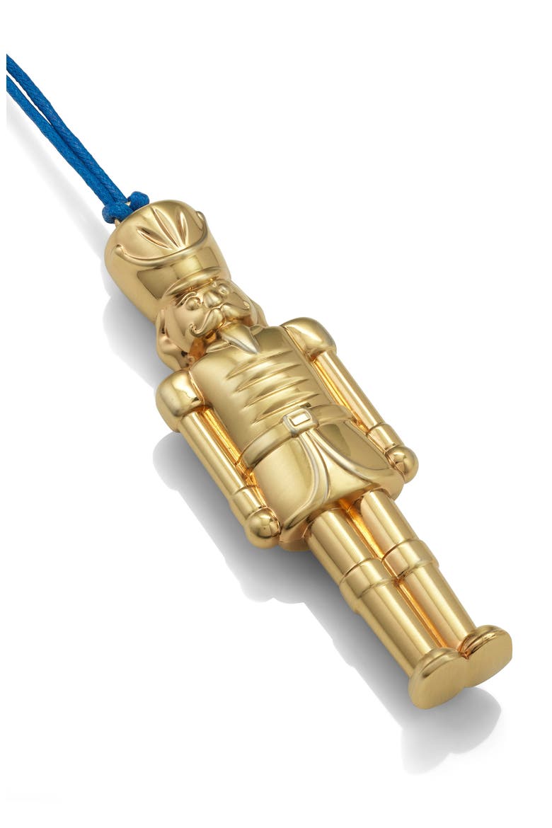 Christmas Nutcracker Ornament, Alternate, color, GOLD