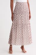 Longchamp Tiered Silk Maxi Skirt