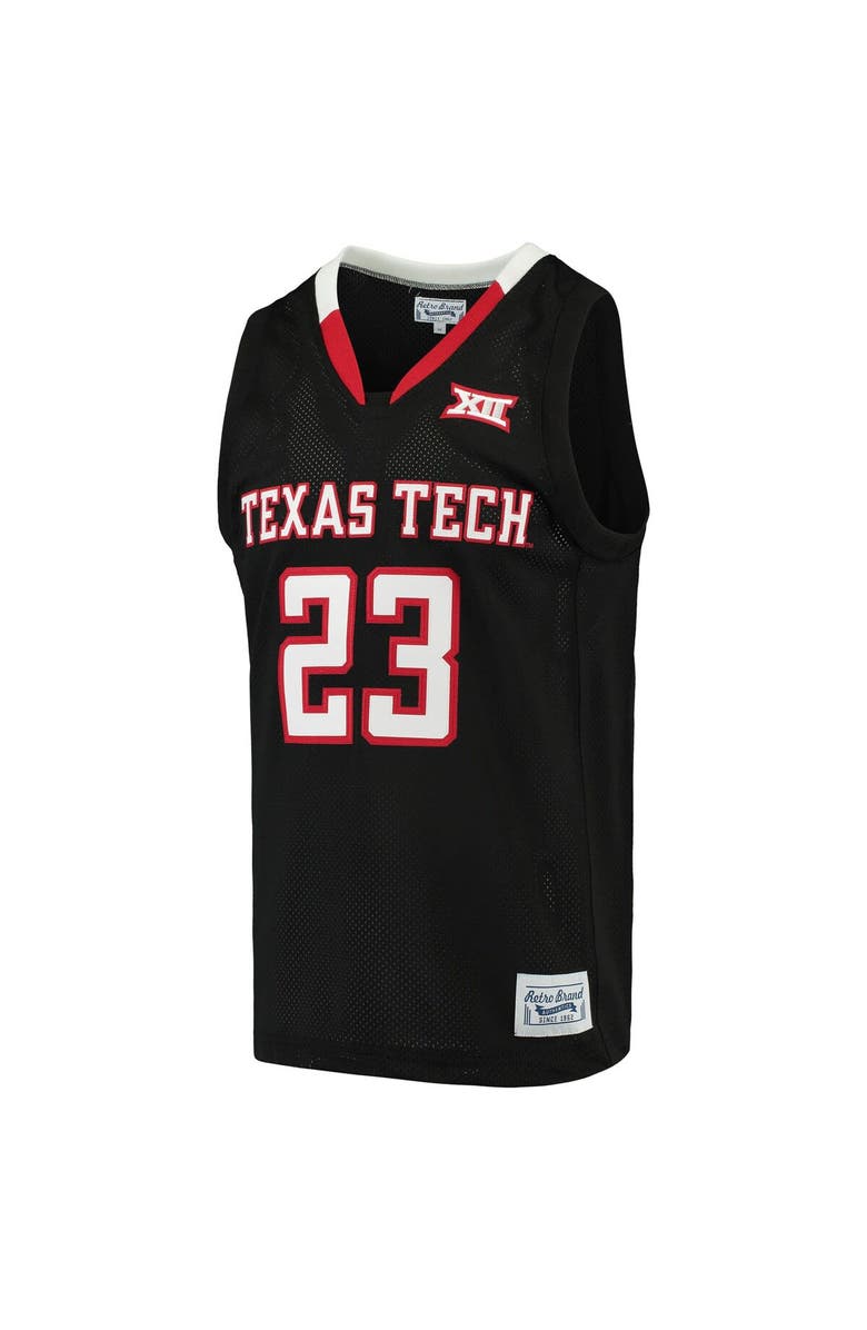Retro Brand Men's Original Retro Brand Jarrett Culver Black Texas Tech Red Raiders Alumni Basketball Jersey, Alternate, color, Black