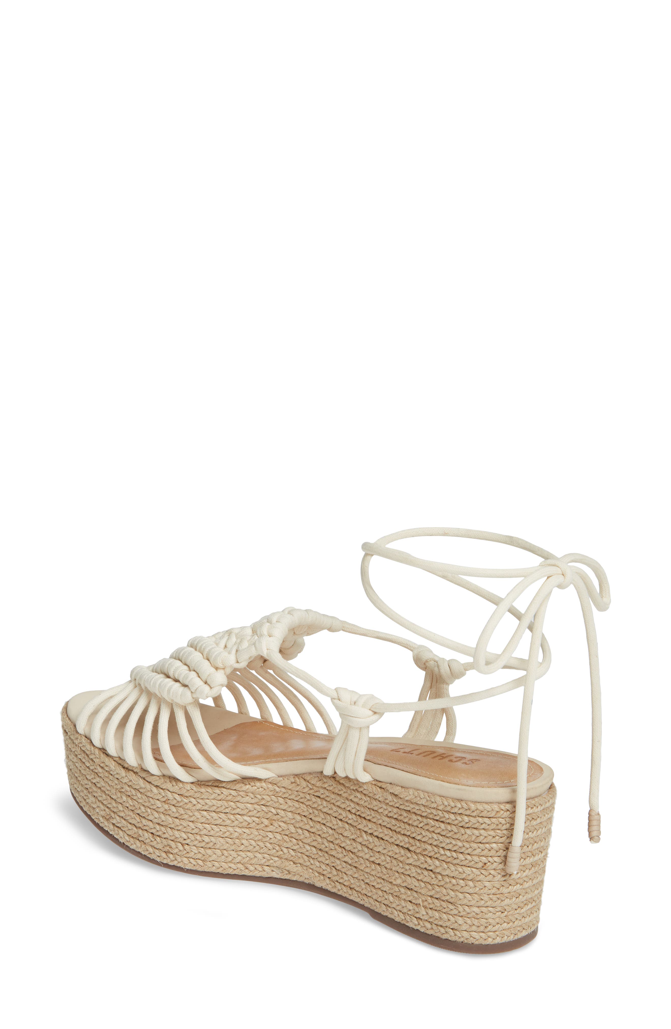 Schutz Delfila Espadrille Platform Sandal, Alternate, color, 