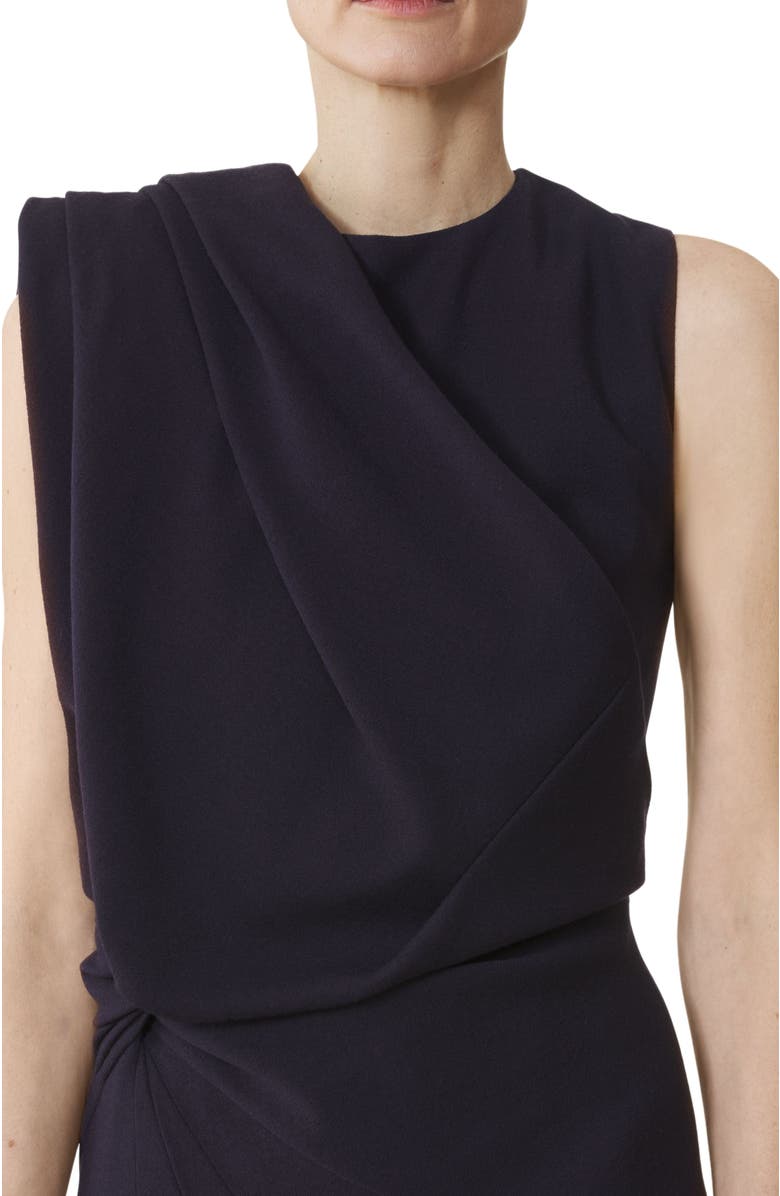 Lanvin Midi Dress In Flannel, Alternate, color, Montana