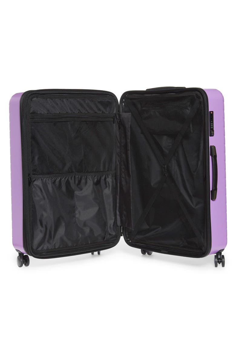 Chevron 29-Inch Spinner Suitcase, Alternate, color, LAVENDER SWEET