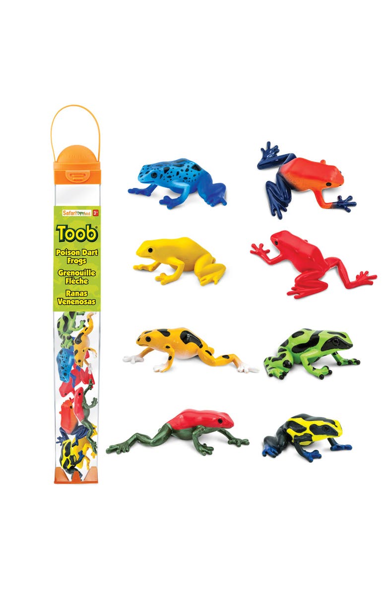 Safari Ltd. Poison Dart Frogs Toy, Main, color, NO COLOR