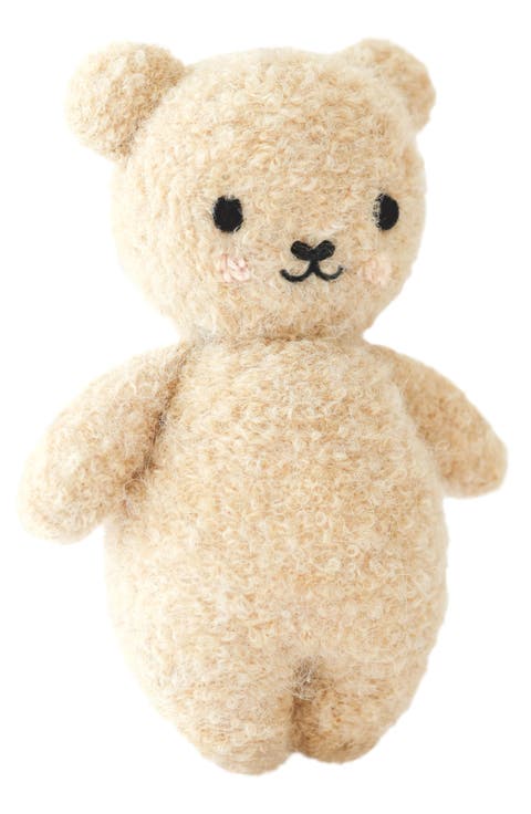 Baby Bouclé Honey Bear Stuffed Animal