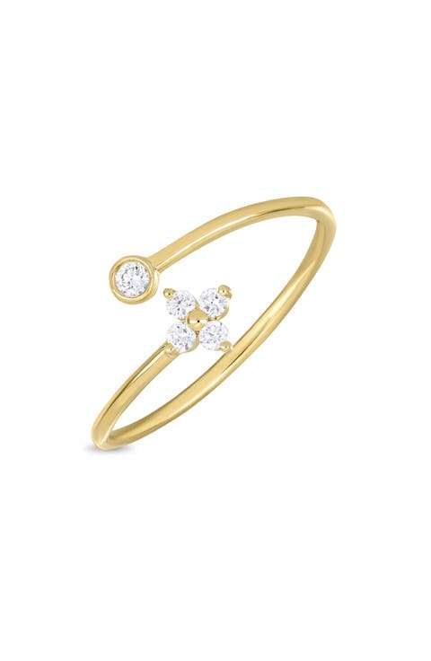 Monaco 18k Gold Diamond Ring